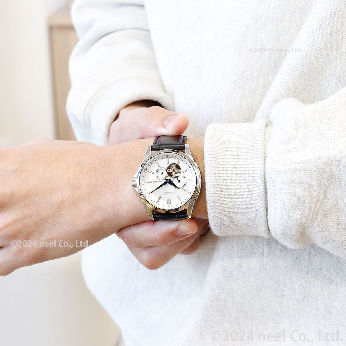 シチズンコレクション CITIZEN COLLECTION メカニカル 自動巻き 機械式 腕時計 メンズ NP1011-08A オープンハート【2025 新作】
