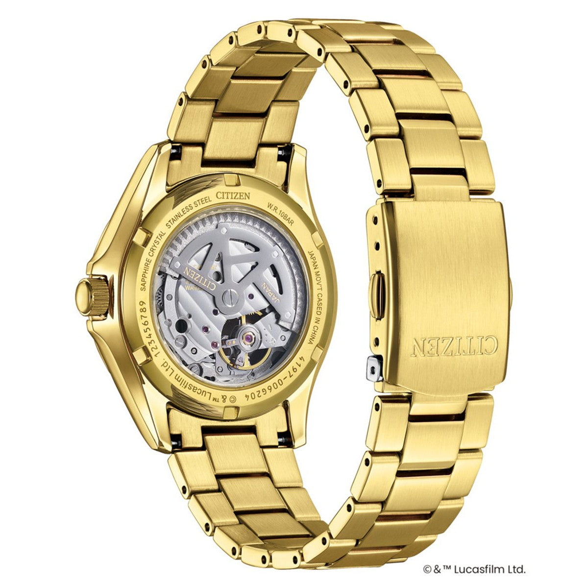 シチズンコレクション CITIZEN COLLECTION メカニカル オ-プンハート 「STAR WARS」 限定モデル 「C-3PO」 自動巻き 機械式 腕時計 メンズ NP1013-53P【2025 新作】