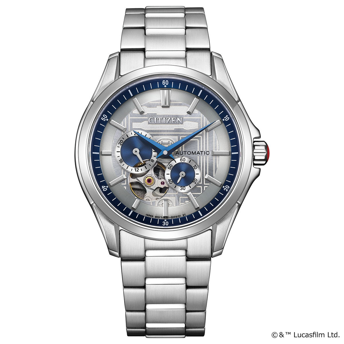 シチズンコレクション CITIZEN COLLECTION メカニカル オ-プンハート 「STAR WARS」 限定モデル 「R2-D2」 自動巻き 機械式 腕時計 メンズ NP1017-61A【2025 新作】