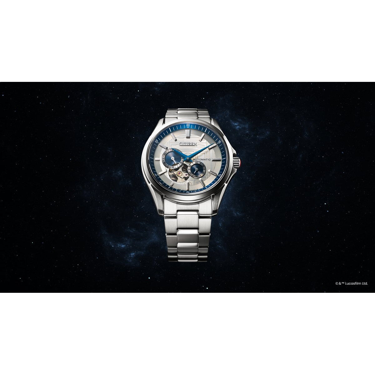 シチズンコレクション CITIZEN COLLECTION メカニカル オ-プンハート 「STAR WARS」 限定モデル 「R2-D2」 自動巻き 機械式 腕時計 メンズ NP1017-61A【2025 新作】