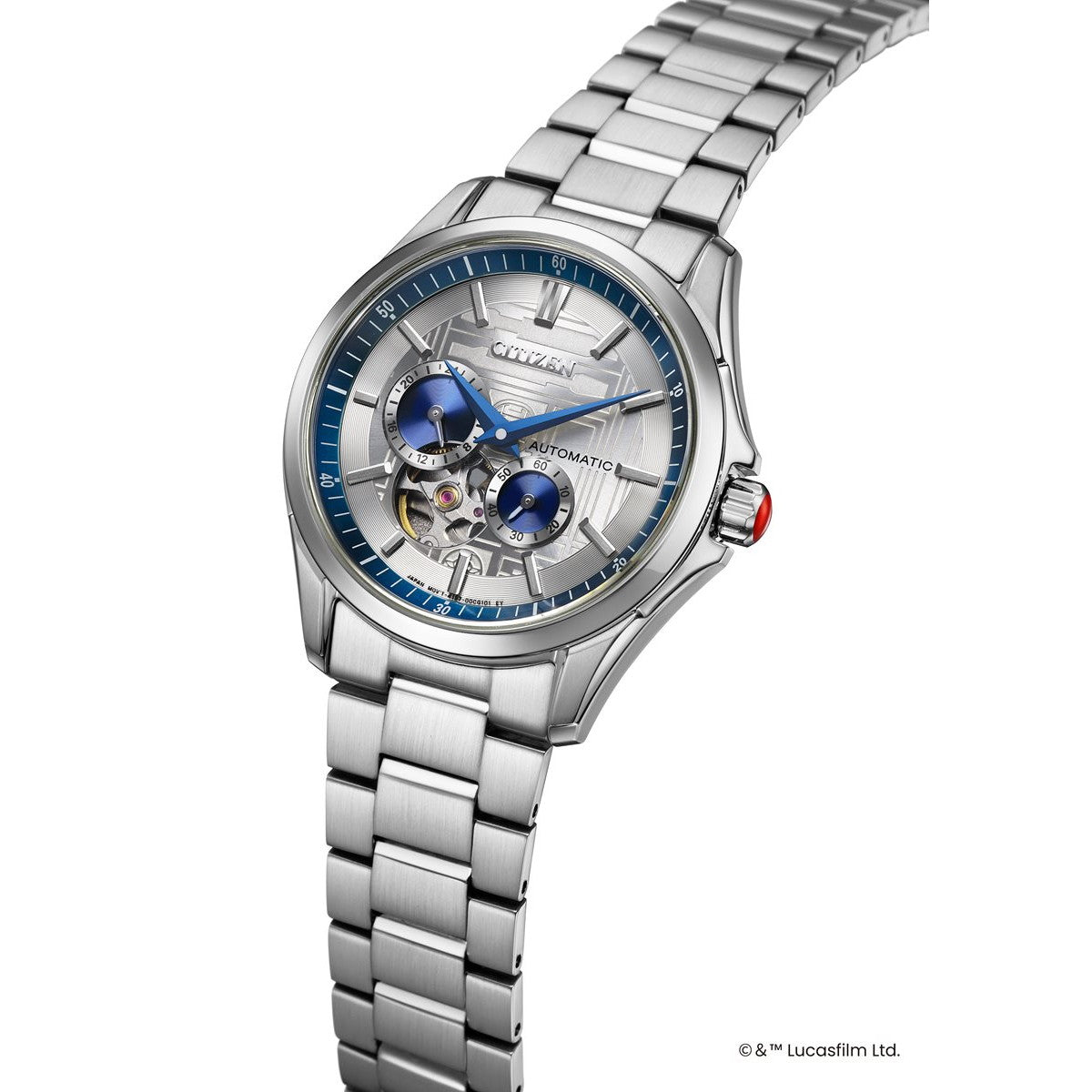 シチズンコレクション CITIZEN COLLECTION メカニカル オ-プンハート 「STAR WARS」 限定モデル 「R2-D2」 自動巻き 機械式 腕時計 メンズ NP1017-61A【2025 新作】