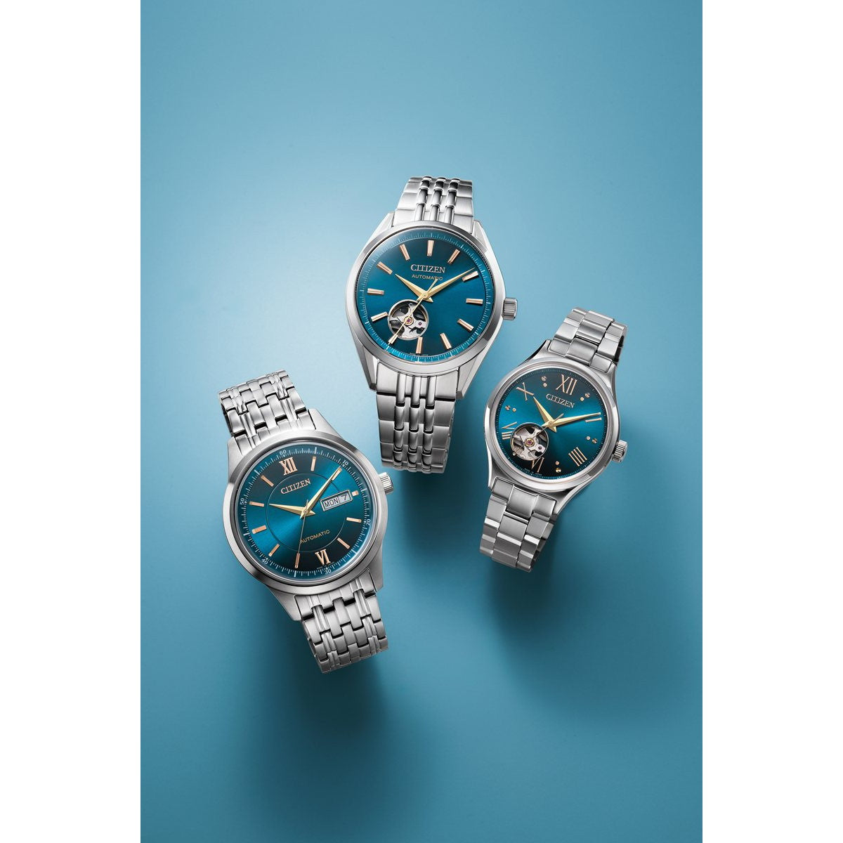 シチズンコレクション CITIZEN COLLECTION メカニカル 自動巻き 機械式 オープンハート 金碧珠 限定モデル 腕時計 メンズ NY4050-71L【2025 新作】