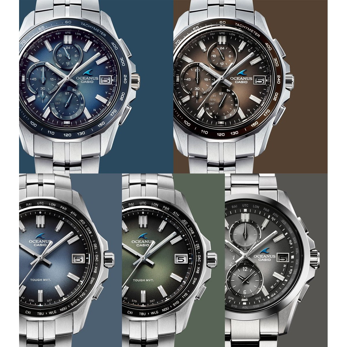 オシアナス Manta マンタ OCW-S400RA-3AJF メンズ 腕時計 電波 ソーラー CASIO OCEANUS カシオ Premium Production Line Retro Tone Collection【2025 新作】