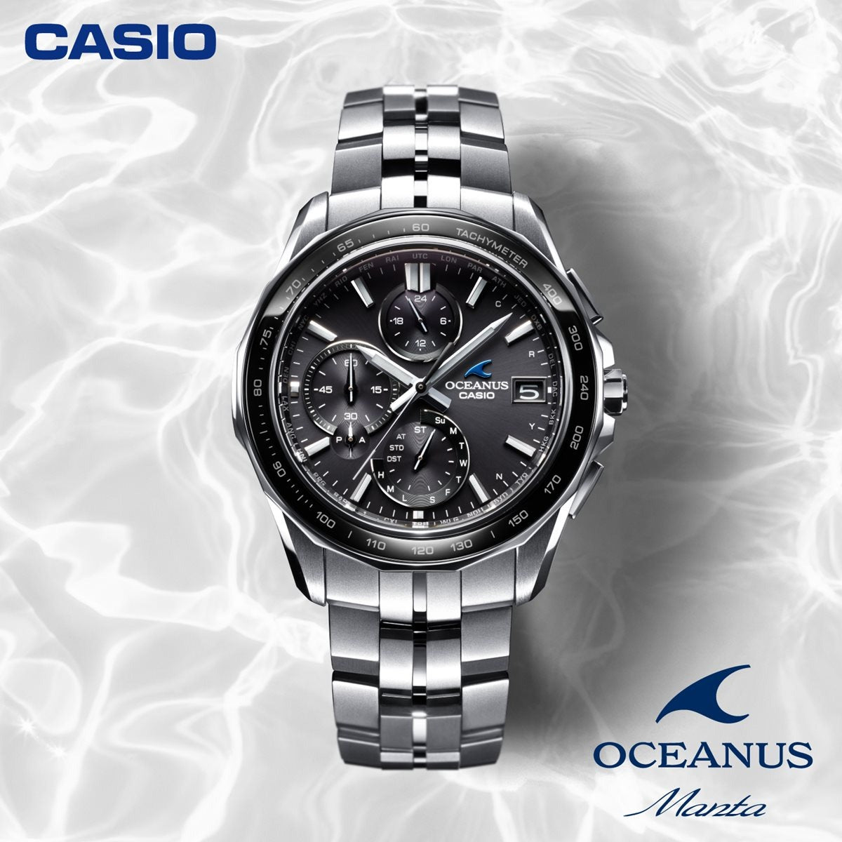 オシアナス Manta マンタ OCW-S7000-1A2JF メンズ 腕時計 電波 ソーラー CASIO カシオ 日本製 Premium Production Line【2025 新作】