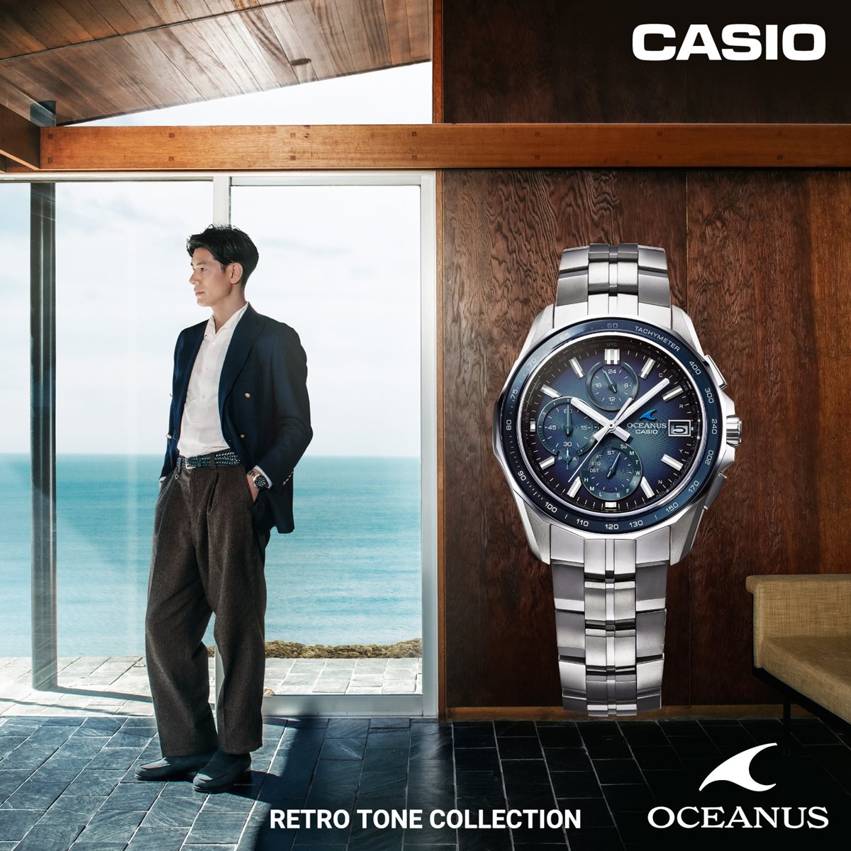 オシアナス Manta マンタ OCW-S7000RA-2AJF メンズ 腕時計 電波 ソーラー CASIO OCEANUS カシオ Premium Production Line Retro Tone Collection【2025 新作】