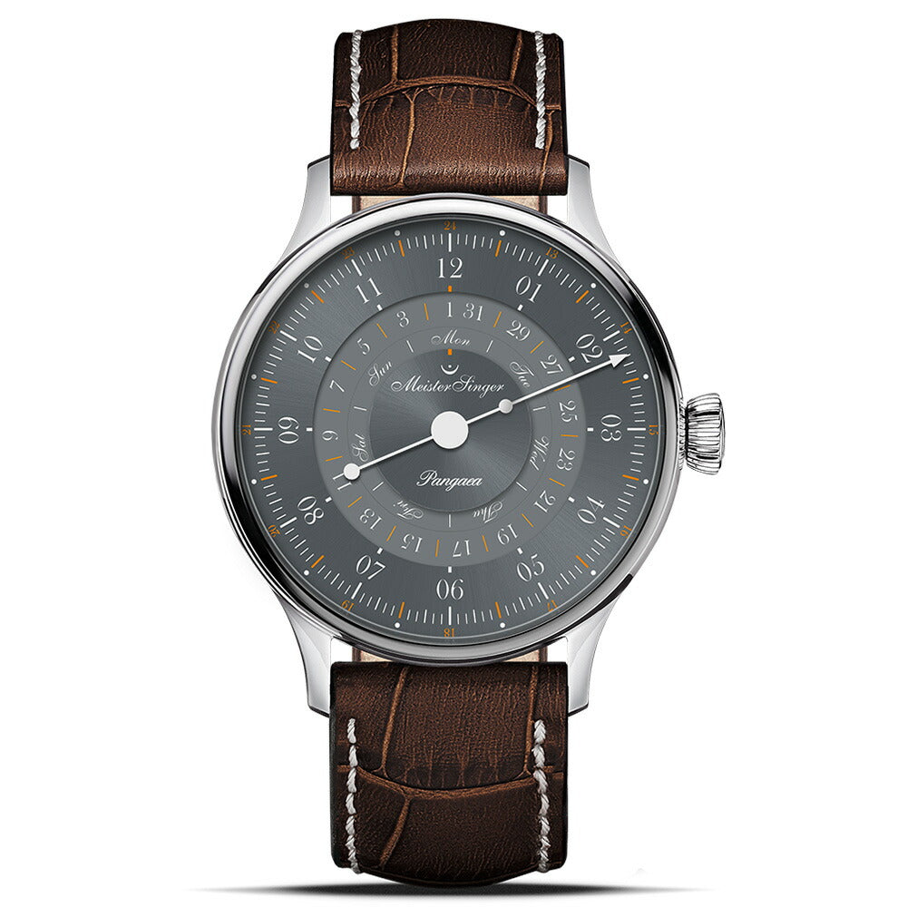 マイスタージンガー MeisterSinger パンゲア デイデイト 365 グレー Pangaea Day Date 365 Gray 自動巻き 腕時計 メンズ レディース PDD365927【2025 新作】