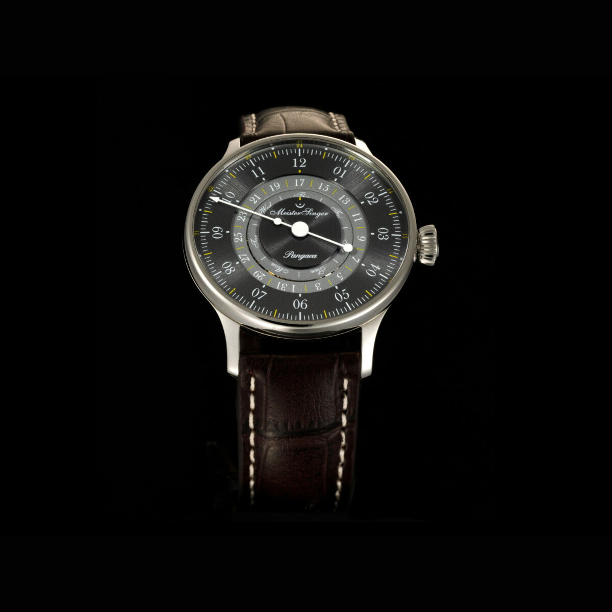 マイスタージンガー MeisterSinger パンゲア デイデイト 365 グレー Pangaea Day Date 365 Gray 自動巻き 腕時計 メンズ レディース PDD365927【2025 新作】