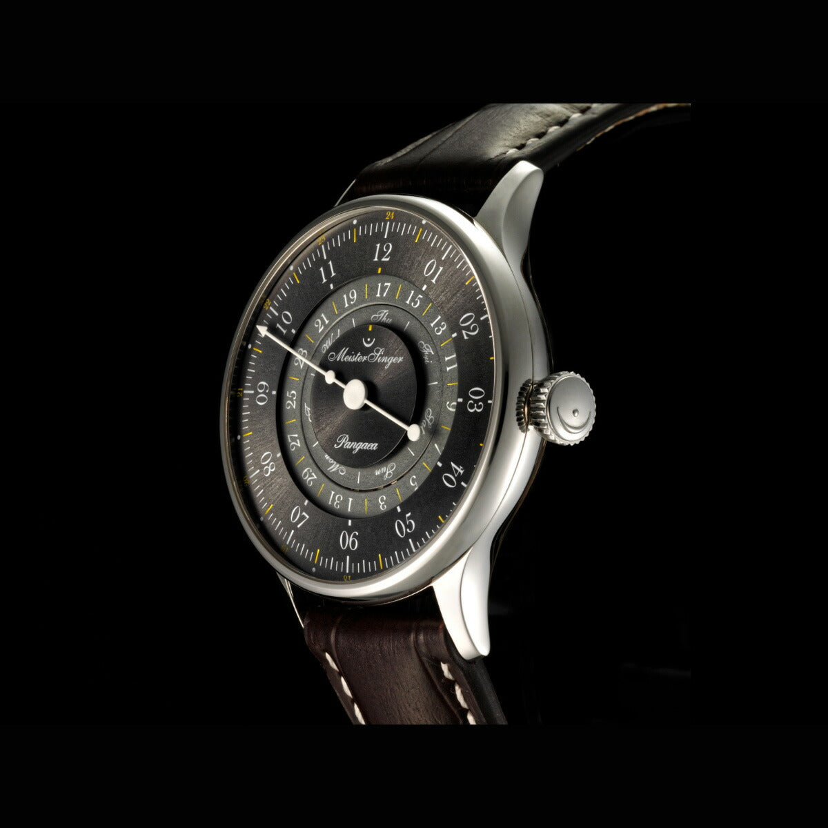 マイスタージンガー MeisterSinger パンゲア デイデイト 365 グレー Pangaea Day Date 365 Gray 自動巻き 腕時計 メンズ レディース PDD365927【2025 新作】
