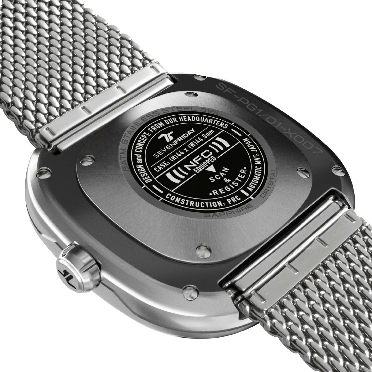 セブンフライデー SEVENFRIDAY PG1/01 M PG-Series 腕時計 メンズ 自動巻き【2025 新作】