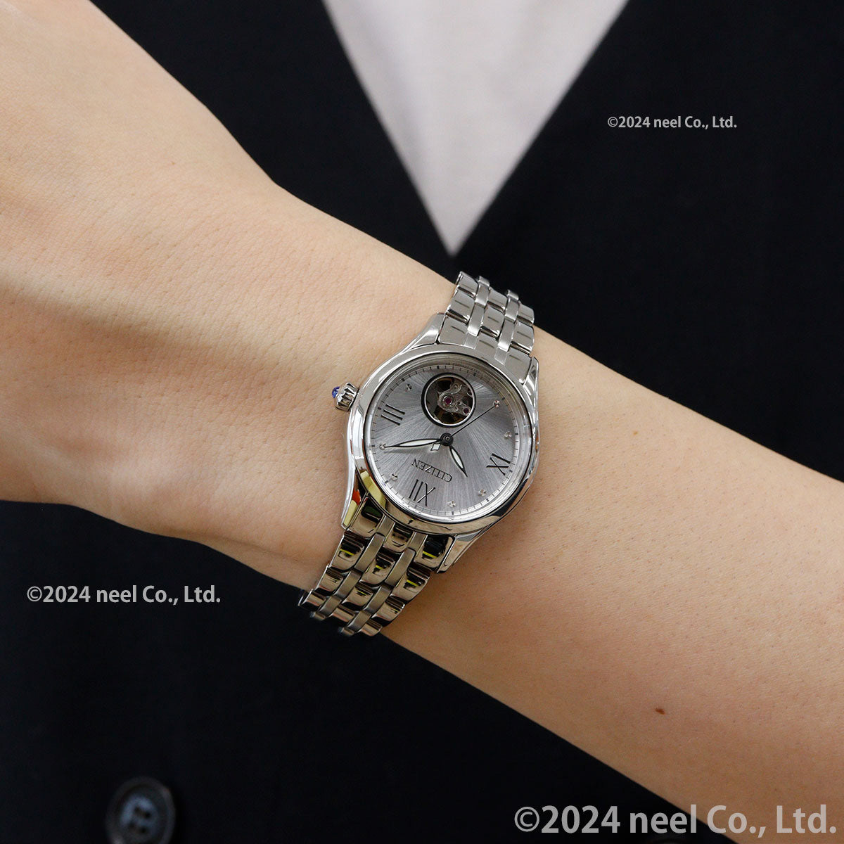 シチズンコレクション CITIZEN COLLECTION メカニカル 自動巻き 機械式 腕時計 レディース PR1040-88A オープンハート【2024 新作】