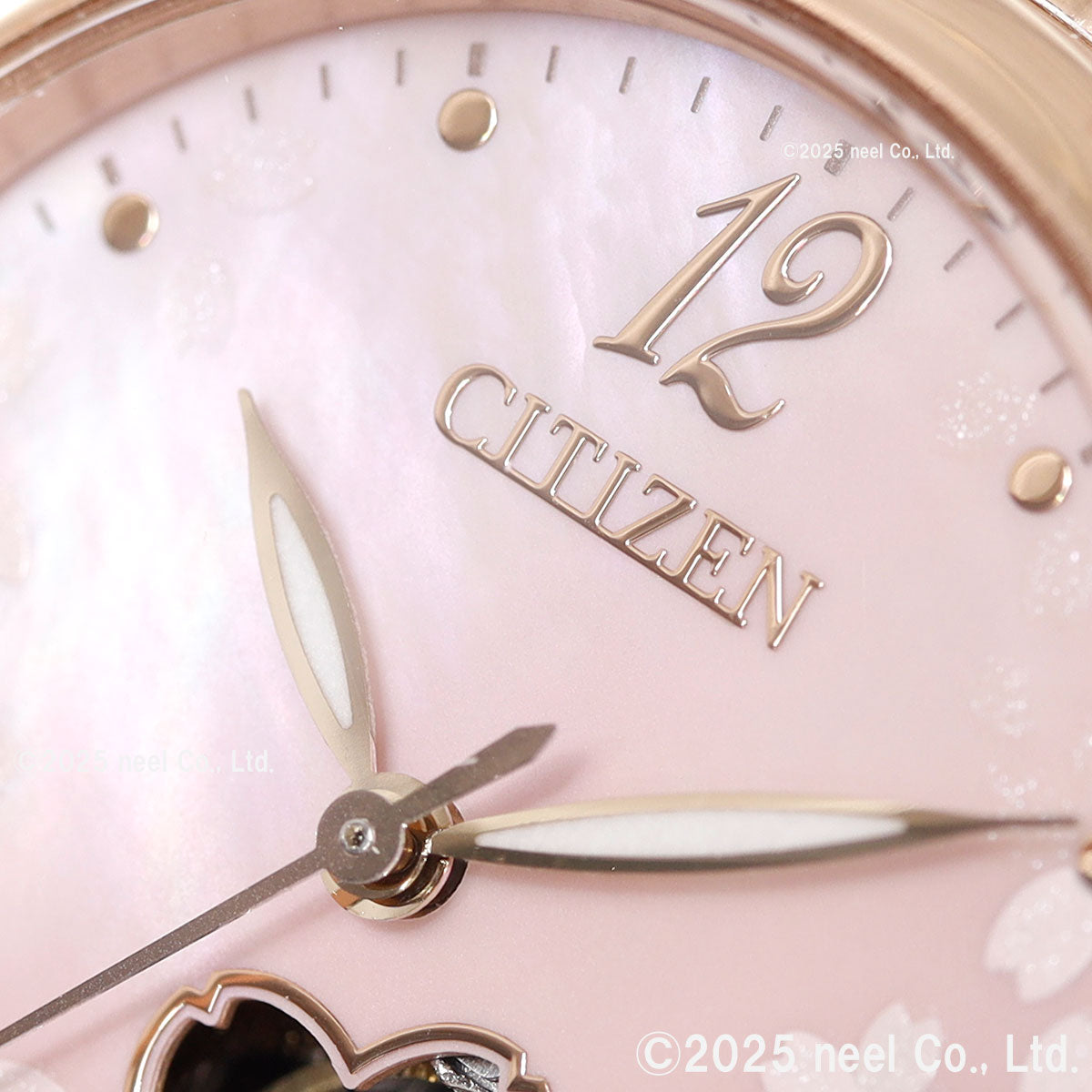 シチズンコレクション CITIZEN COLLECTION メカニカル 自動巻き 機械式 オープンハート 限定モデル 桜 腕時計 レディース PR1042-82Y【2025 新作】