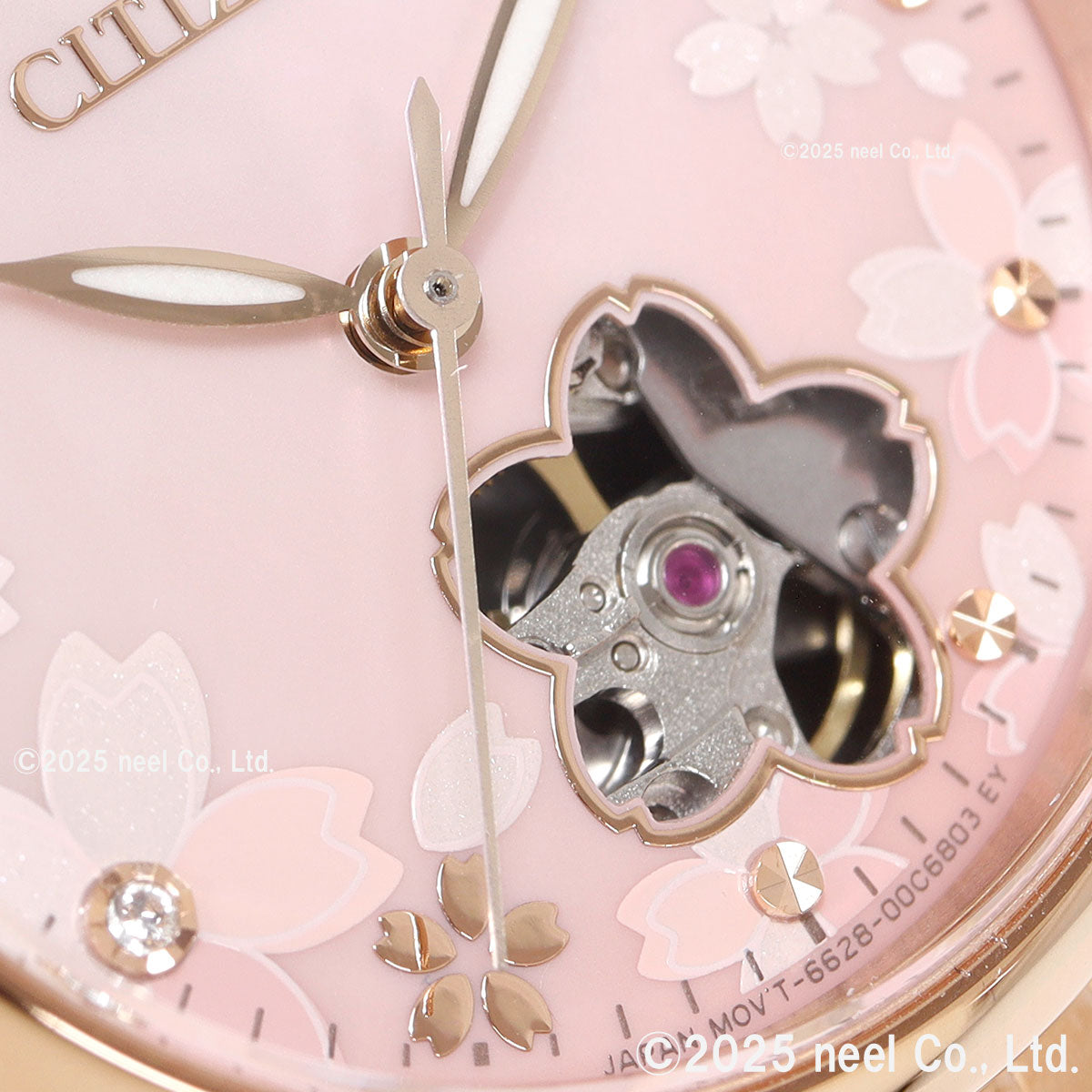シチズンコレクション CITIZEN COLLECTION メカニカル 自動巻き 機械式 オープンハート 限定モデル 桜 腕時計 レディース PR1042-82Y【2025 新作】