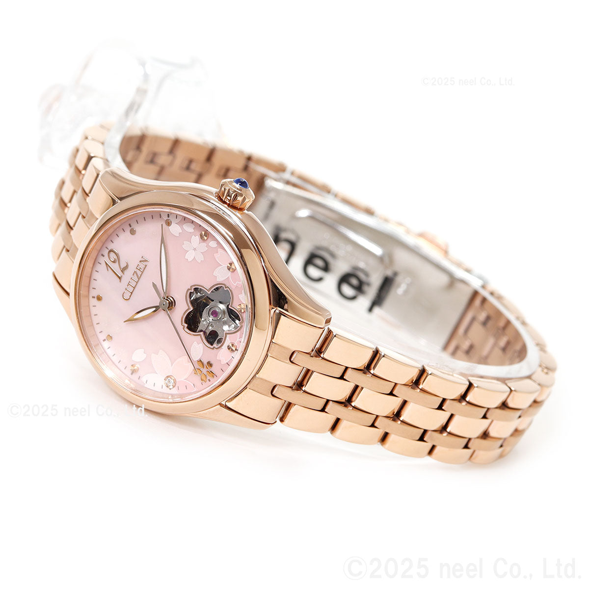 シチズンコレクション CITIZEN COLLECTION メカニカル 自動巻き 機械式 オープンハート 限定モデル 桜 腕時計 レディース PR1042-82Y【2025 新作】