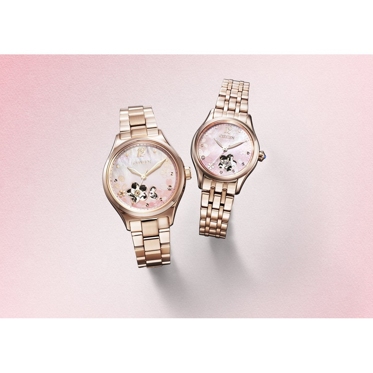 シチズンコレクション CITIZEN COLLECTION メカニカル 自動巻き 機械式 オープンハート 限定モデル 桜 腕時計 レディース PR1042-82Y【2025 新作】