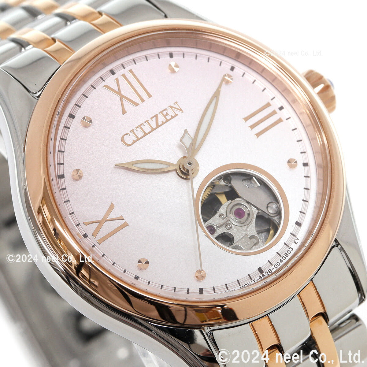 シチズンコレクション CITIZEN COLLECTION メカニカル 自動巻き 機械式 腕時計 レディース PR1044-87X オープンハート【2024 新作】