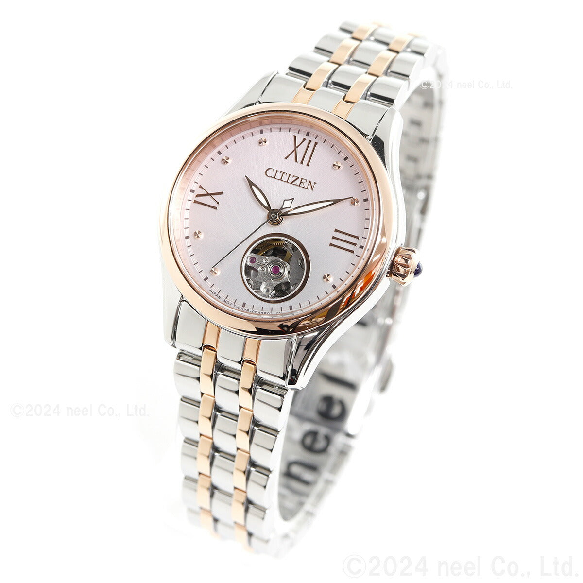 シチズンコレクション CITIZEN COLLECTION メカニカル 自動巻き 機械式 腕時計 レディース PR1044-87X オープンハート【2024 新作】