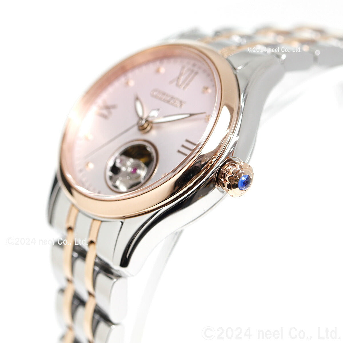 シチズンコレクション CITIZEN COLLECTION メカニカル 自動巻き 機械式 腕時計 レディース PR1044-87X オープンハート【2024 新作】