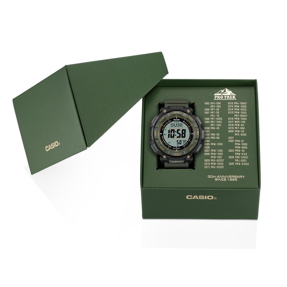 カシオ プロトレック CASIO PRO TREK ソーラー 腕時計 メンズ PRG-340ANS-3JR 30th Anniversary Model