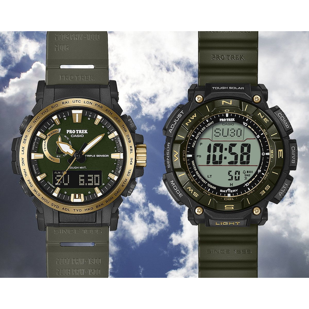 カシオ プロトレック CASIO PRO TREK ソーラー 腕時計 メンズ PRG-340ANS-3JR 30th Anniversary Model【2025 新作】