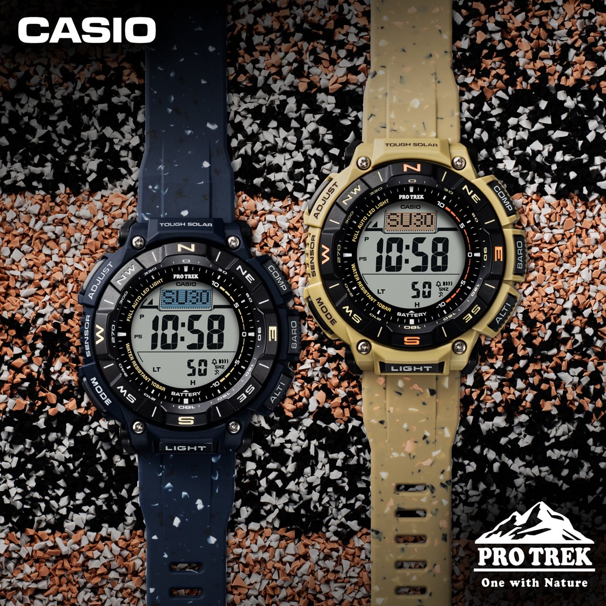 カシオ プロトレック CASIO PRO TREK ソーラー 腕時計 メンズ Climber Line PRG-340SC-2JF【2024 新作】