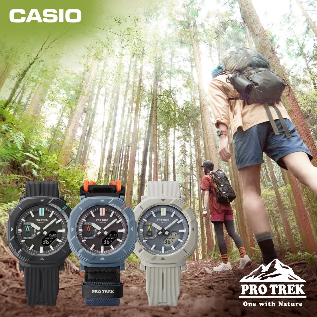 カシオ プロトレック CASIO PRO TREK ソーラー 腕時計 メンズ Hiker Line PRJ-B001B-2JF【2024 新作】
