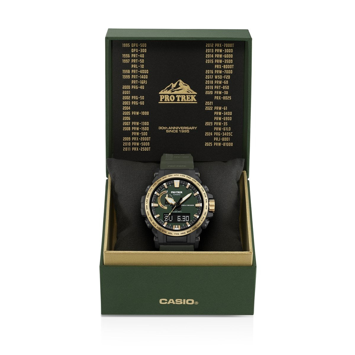 カシオ プロトレック CASIO PRO TREK 電波 ソーラー 腕時計 メンズ PRW-61ANS-3JR 30th Anniversary Model