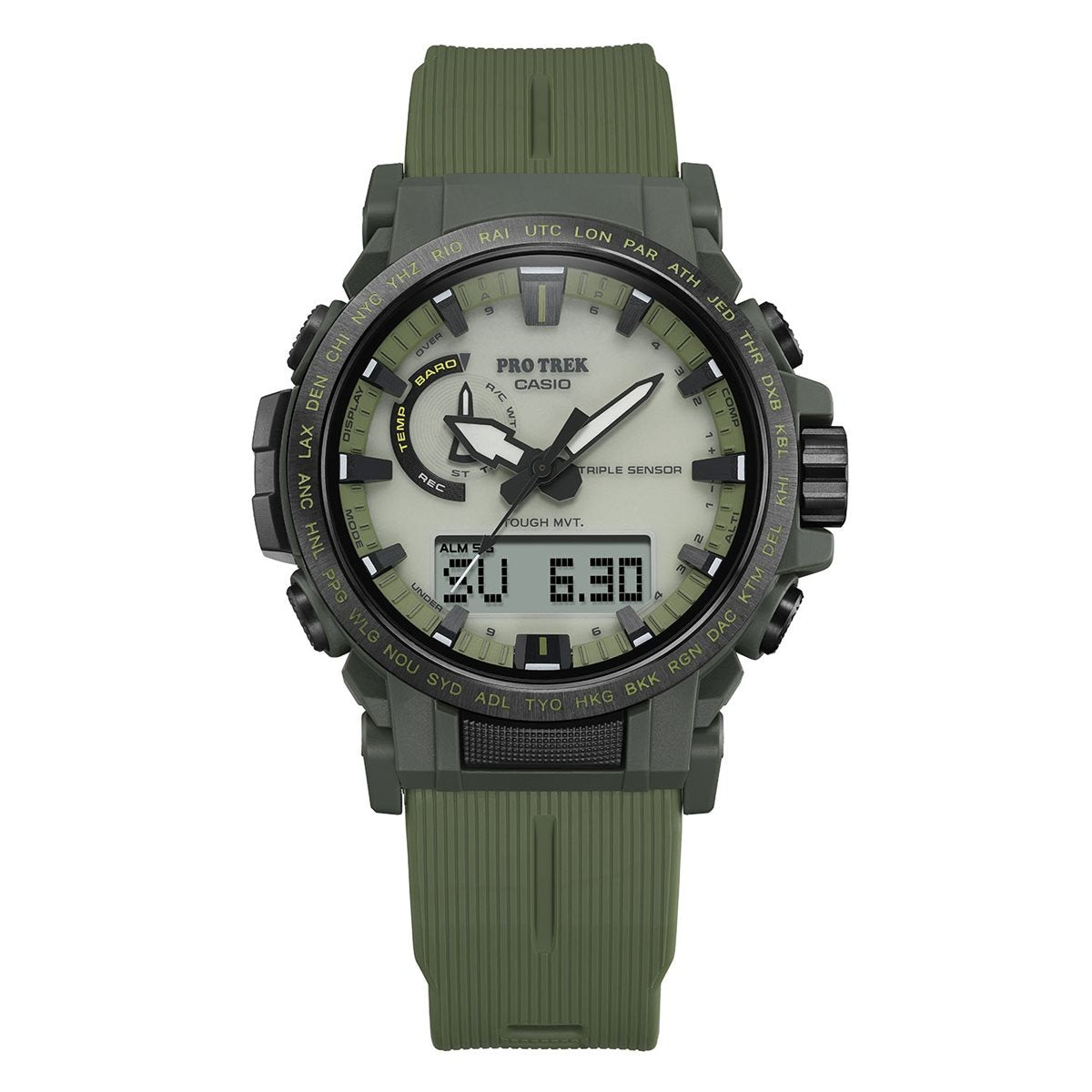 カシオ プロトレック CASIO PRO TREK 電波 ソーラー 腕時計 メンズ Climber Line PRW-61LD-3JF【2025 新作】