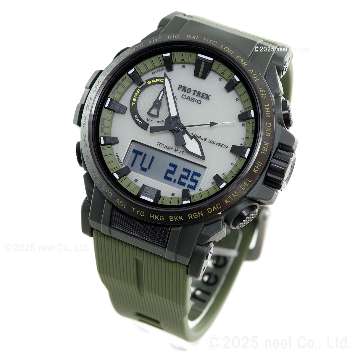 カシオ プロトレック CASIO PRO TREK 電波 ソーラー 腕時計 メンズ Climber Line PRW-61LD-3JF【2025 新作】