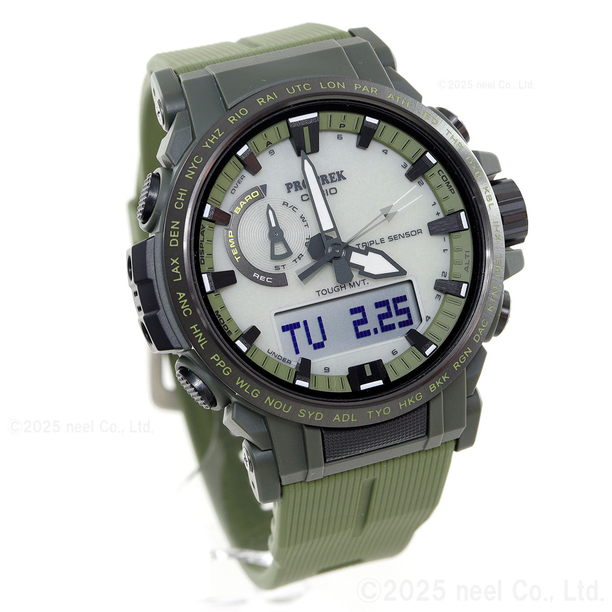 カシオ プロトレック CASIO PRO TREK 電波 ソーラー 腕時計 メンズ Climber Line PRW-61LD-3JF【2025 新作】