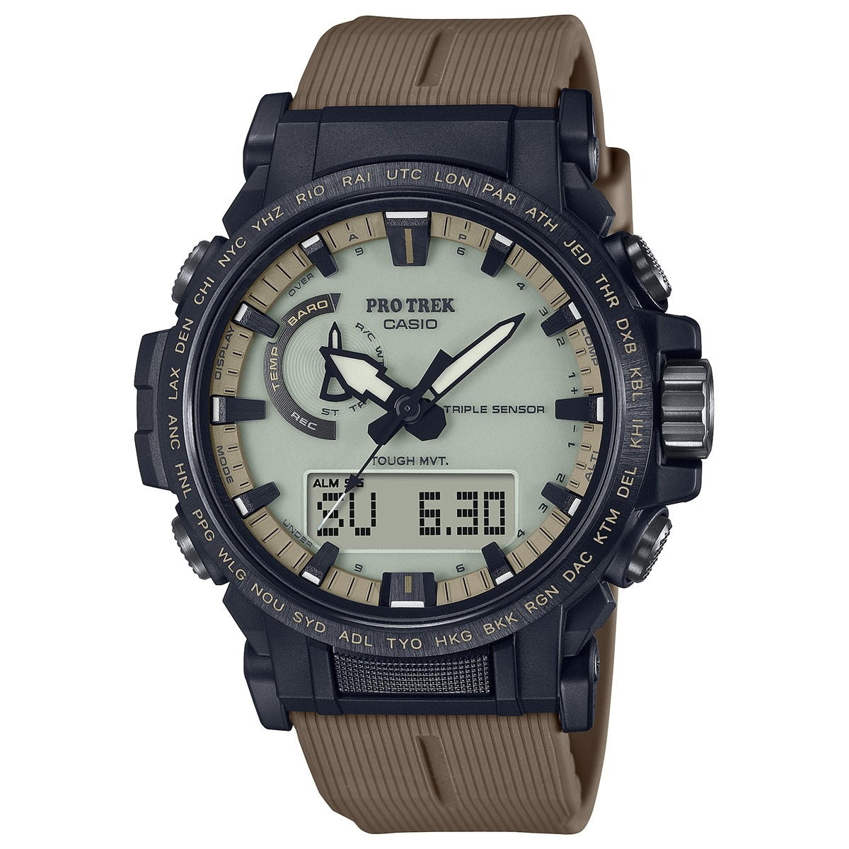 カシオ プロトレック CASIO PRO TREK 電波 ソーラー 腕時計 メンズ Climber Line PRW-61LD-5JF