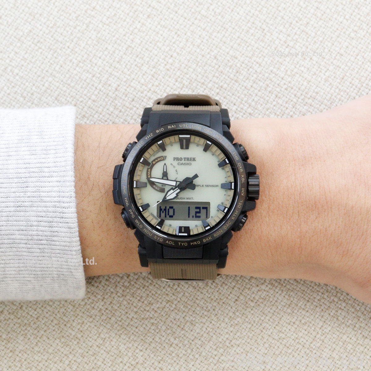 カシオ プロトレック CASIO PRO TREK 電波 ソーラー 腕時計 メンズ Climber Line PRW-61LD-5JF