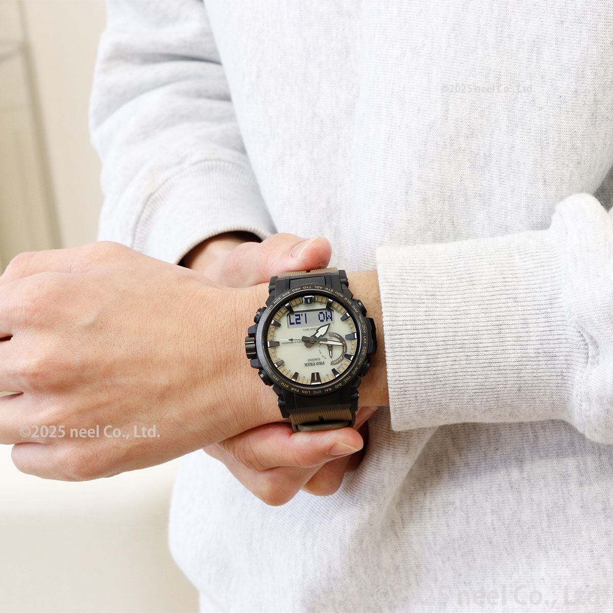 カシオ プロトレック CASIO PRO TREK 電波 ソーラー 腕時計 メンズ Climber Line PRW-61LD-5JF