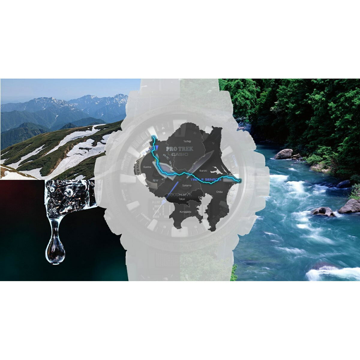 カシオ プロトレック CASIO PRO TREK 日本自然保護協会コラボ 電波 ソーラー 腕時計 メンズ Climber Line PRW-61NJ-1JR【2024 新作】