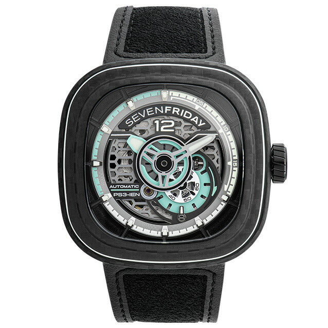 セブンフライデー SEVENFRIDAY PS3/01 Jade Carbon PS-Series 腕時計 メンズ 自動巻き
