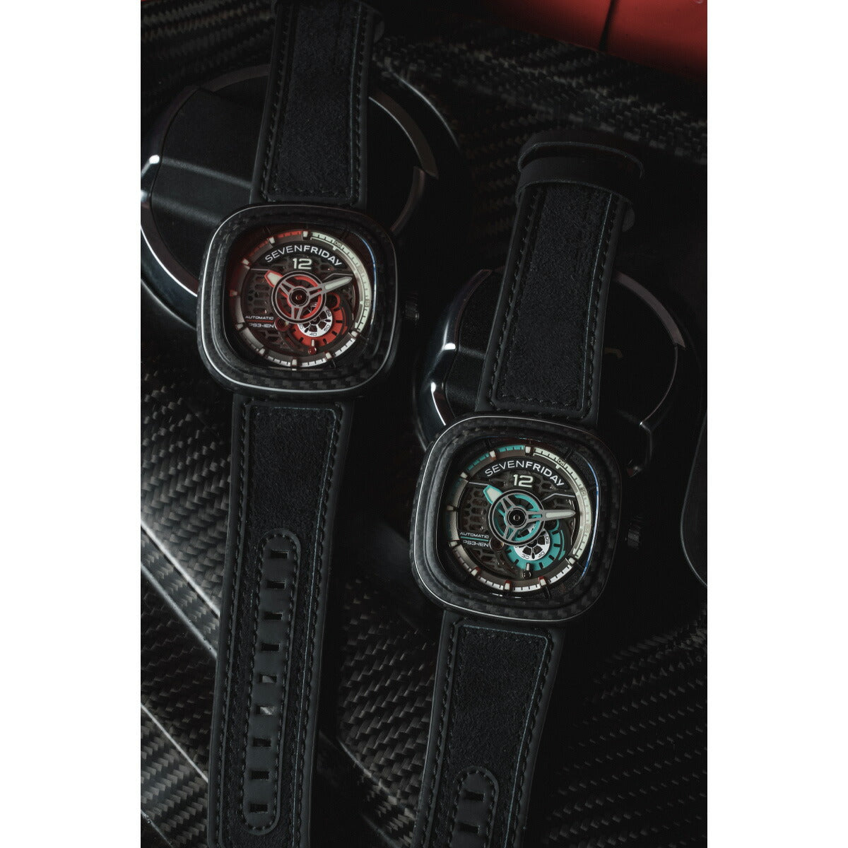 セブンフライデー SEVENFRIDAY PS3/01 Jade Carbon PS-Series 腕時計 メンズ 自動巻き