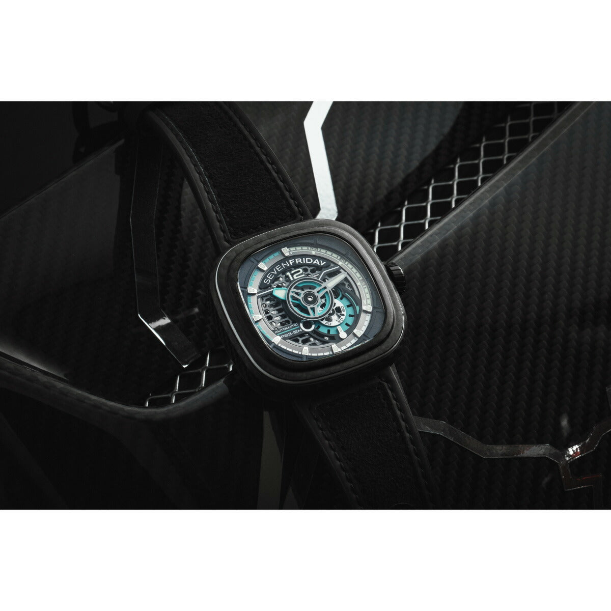セブンフライデー SEVENFRIDAY PS3/01 Jade Carbon PS-Series 腕時計 メンズ 自動巻き