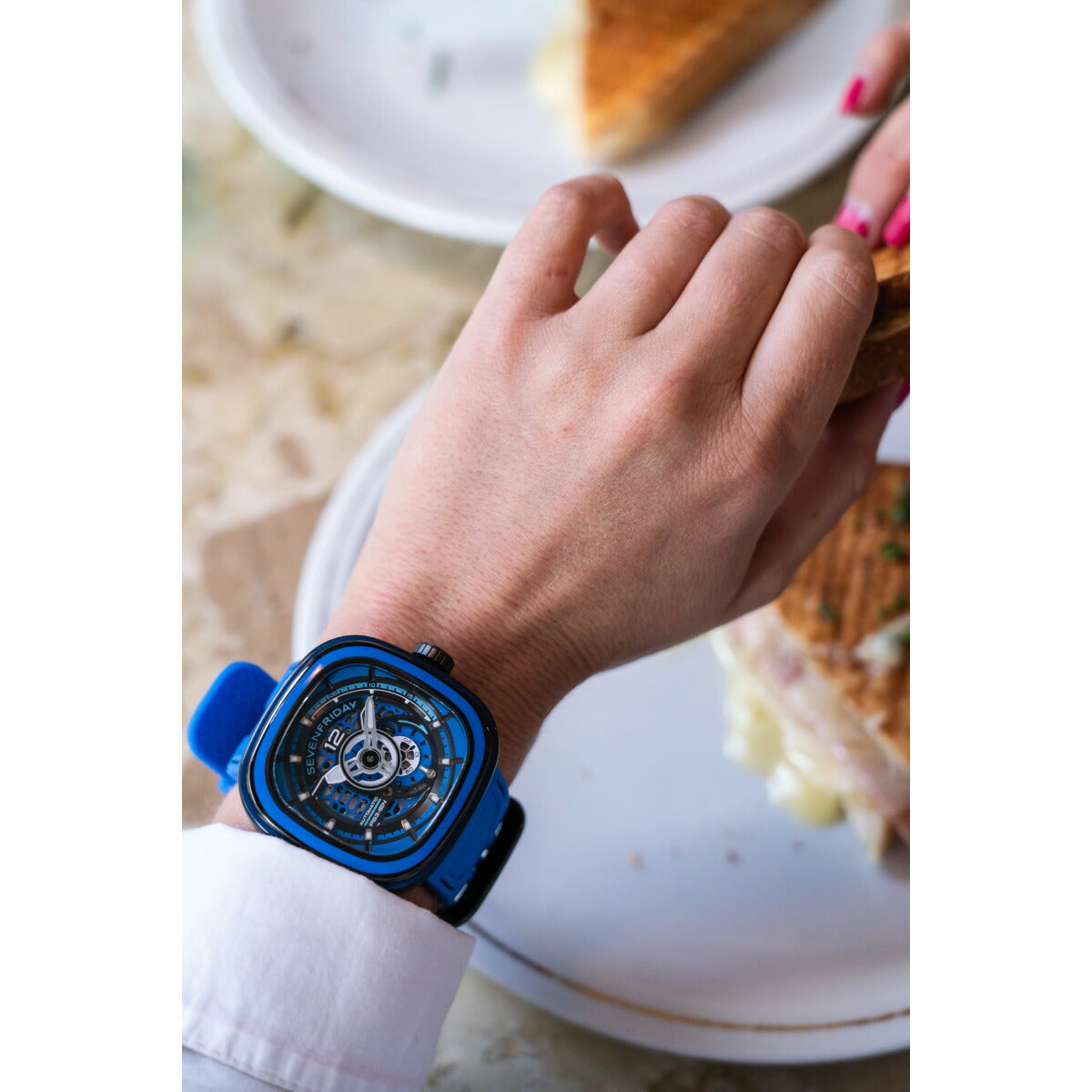 セブンフライデー SEVENFRIDAY PS3/04 CCB PS-Series 腕時計 メンズ 自動巻き