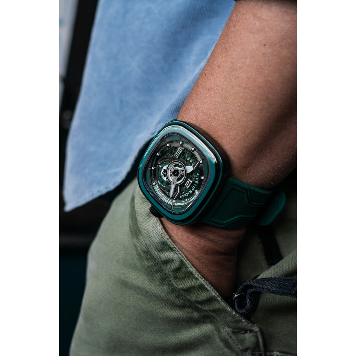 セブンフライデー SEVENFRIDAY PS3/05 CCG PS-Series 腕時計 メンズ 自動巻き