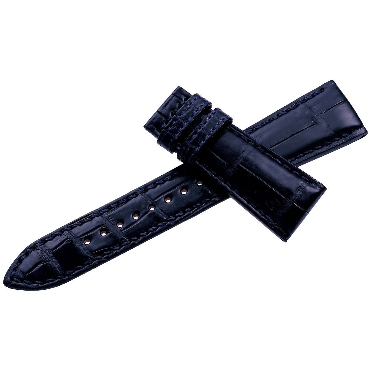 グランドセイコー GRAND SEIKO 腕時計 替えバンド ベルト メンズ ネイビー 手縫いステッチ クロコダイル 22mm RG01W22NY