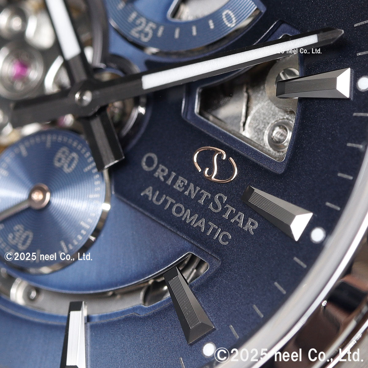 オリエントスター ORIENT STAR コンテンポラリー モダンスケルトン MovingBlue 国内300本限定 腕時計 自動巻 機械式 日本製 RK-AV0132L 雪明かり【2025 新作】