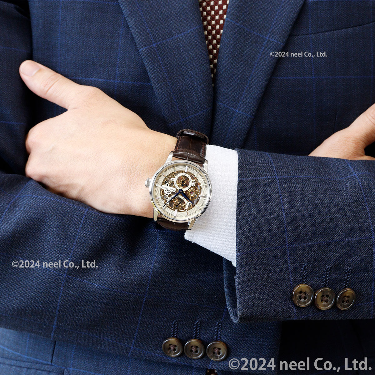 オリエントスター ORIENT STAR 腕時計 メンズ 機械式 手巻き クラシック CLASSIC スケルトン RK-AZ0001S