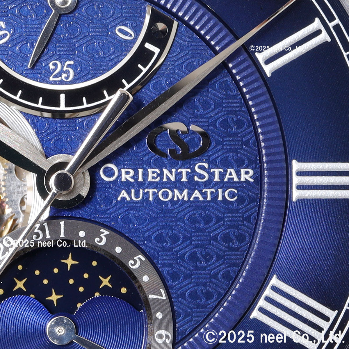 オリエントスター ORIENT STAR M45 F7 メカニカルムーンフェイズ 腕時計 メンズ 自動巻 機械式 日本製 RK-BT0002L【2025 新作】