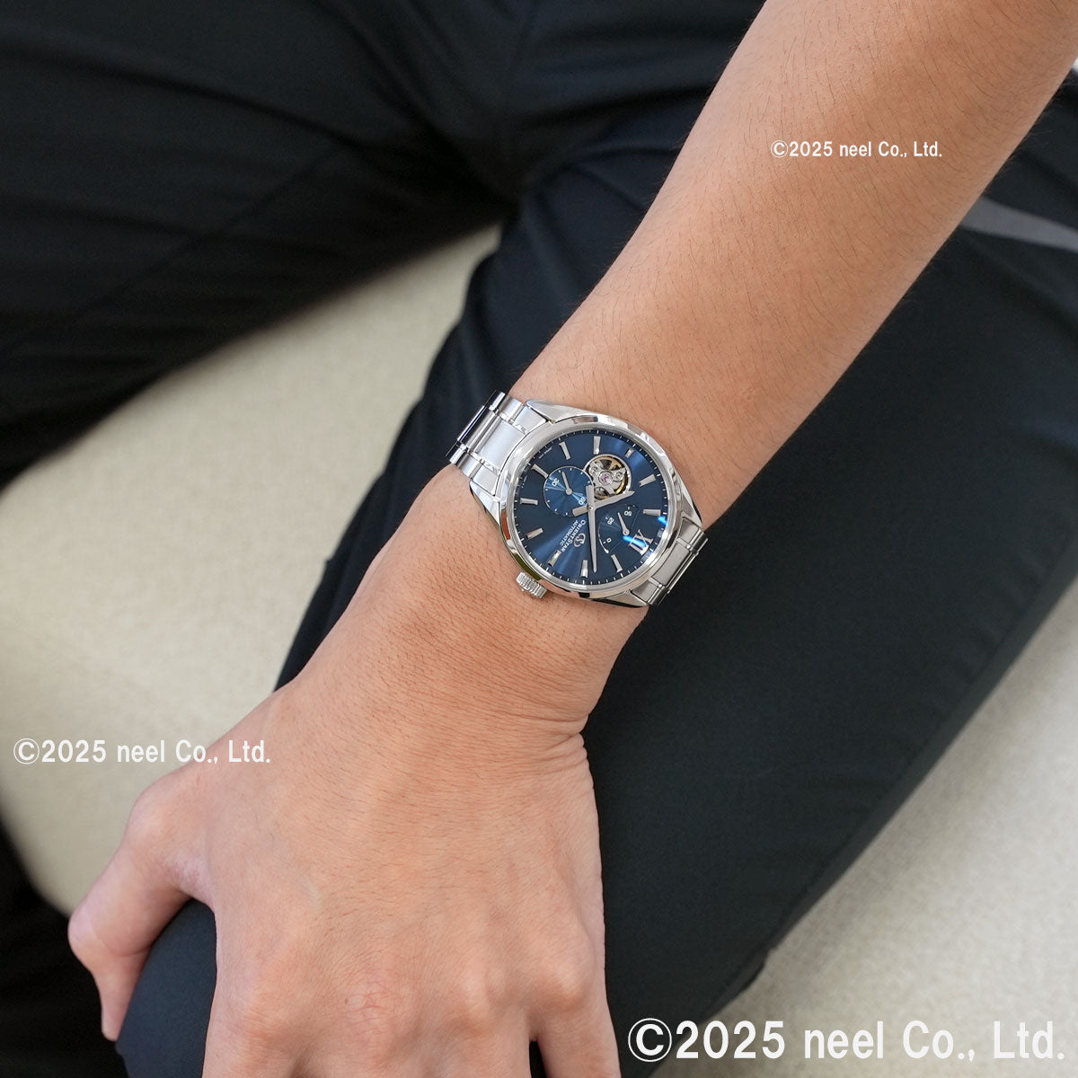オリエントスター ORIENT STAR M34 F7 セミスケルトン 腕時計 メンズ 自動巻 機械式 日本製 RK-BY0010L【2025 新作】