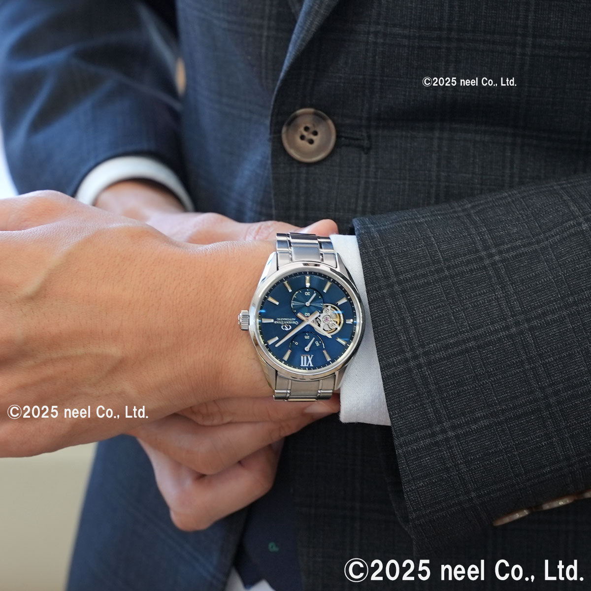 オリエントスター ORIENT STAR M34 F7 セミスケルトン 腕時計 メンズ 自動巻 機械式 日本製 RK-BY0010L【2025 新作】
