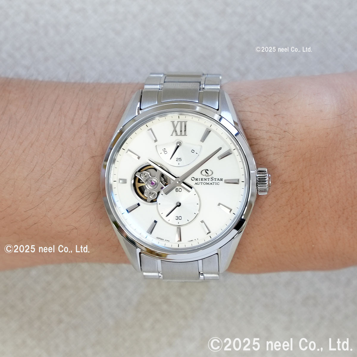 オリエントスター ORIENT STAR M34 F7 セミスケルトン 腕時計 メンズ 自動巻 機械式 日本製 RK-BY0011S【2025 新作】