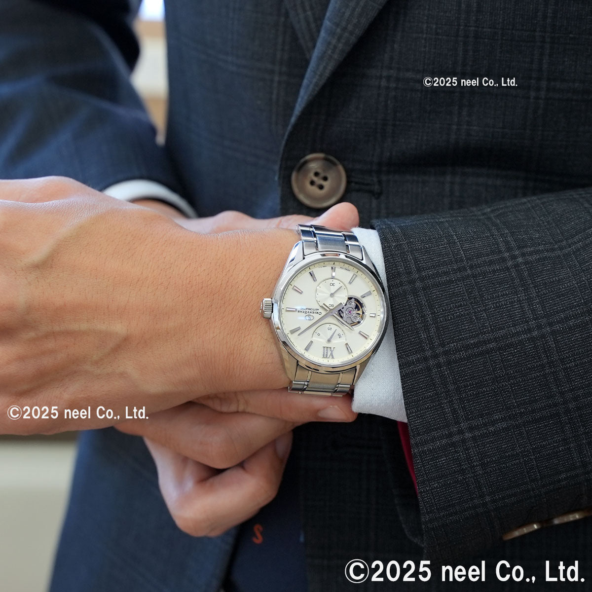 オリエントスター ORIENT STAR M34 F7 セミスケルトン 腕時計 メンズ 自動巻 機械式 日本製 RK-BY0011S【2025 新作】