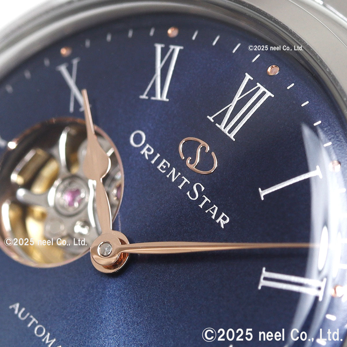 オリエントスター ORIENT STAR クラシックセミスケルトン MovingBlue 国内150本限定 腕時計 レディース 自動巻 機械式 日本製 RK-ND0022L 雪明かり【2025 新作】