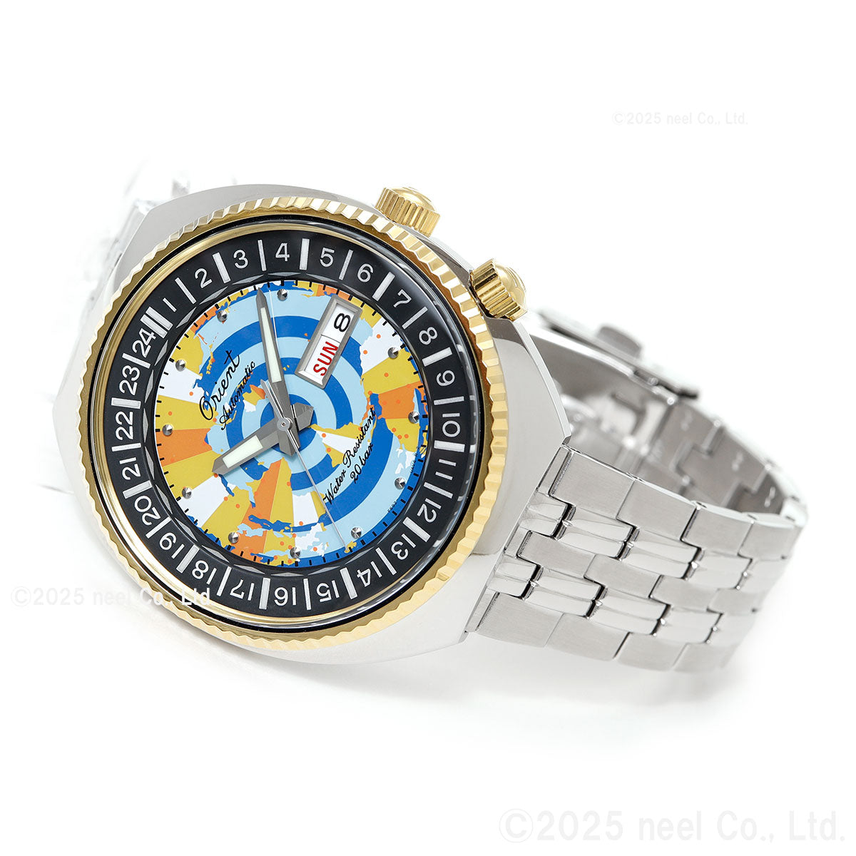 オリエント ORIENT リバイバル 国内500本限定 腕時計 メンズ 自動巻 機械式 RN-AA0E08Y ワールドマップ World Map【2025 新作】