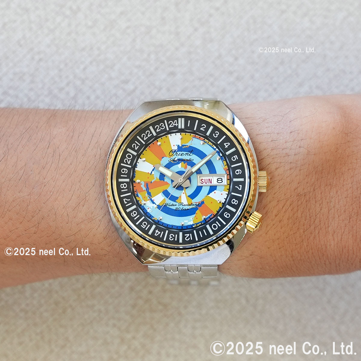 オリエント ORIENT リバイバル 国内500本限定 腕時計 メンズ 自動巻 機械式 RN-AA0E08Y ワールドマップ World Map【2025 新作】
