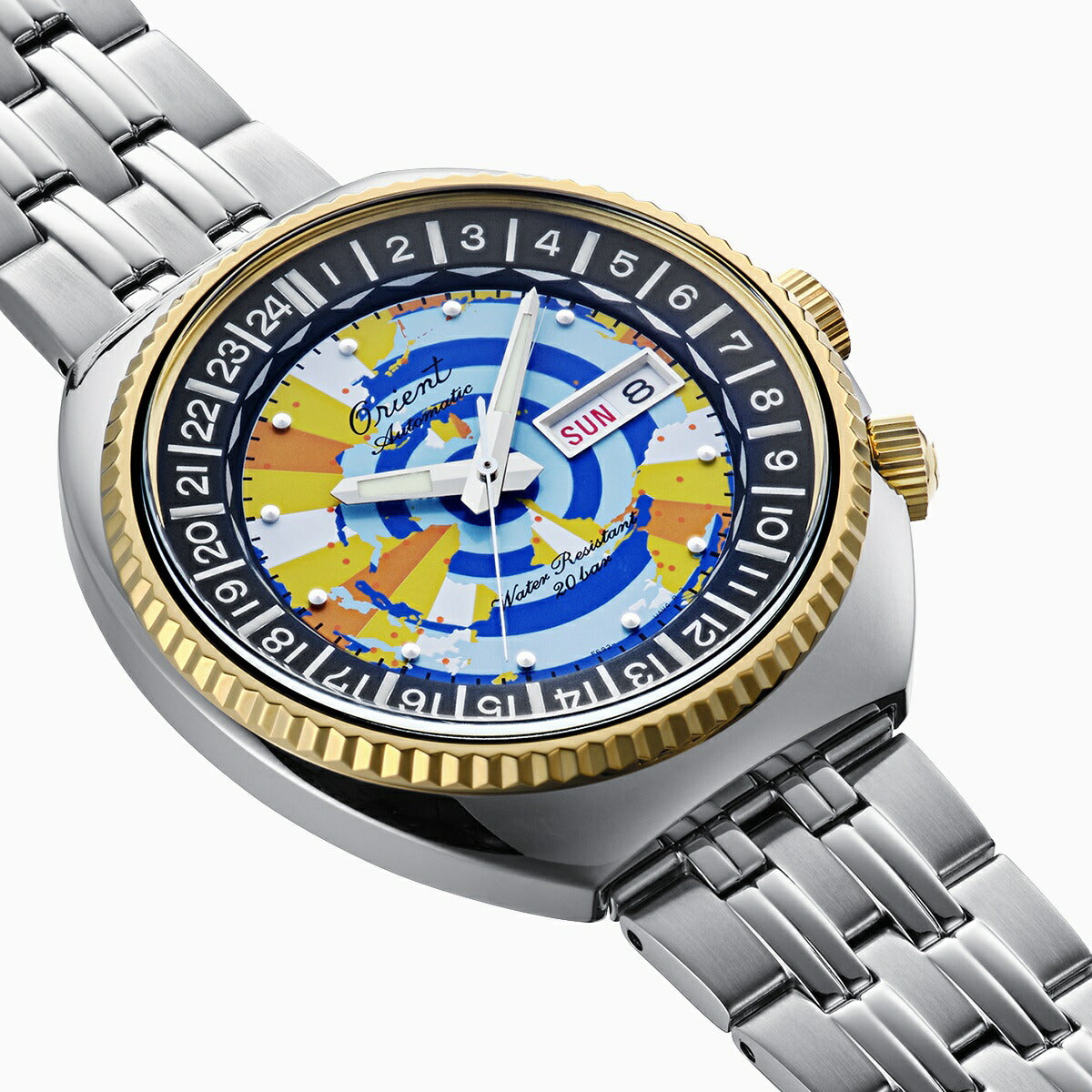 オリエント ORIENT リバイバル 国内500本限定 腕時計 メンズ 自動巻 機械式 RN-AA0E08Y ワールドマップ World Map【2025 新作】